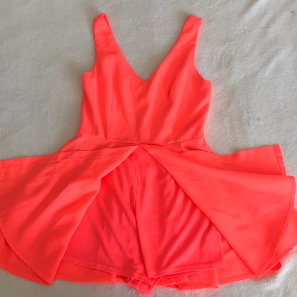 Lush Skort Style Dress Neon - Picture 2 of 3